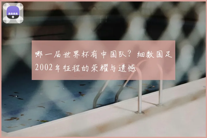 哪一届世界杯有中国队？细数国足2002年征程的荣耀与遗憾